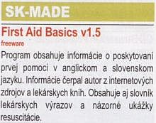Freesoft číslo 4 rok 2005Detail o programe First Aid Basics
